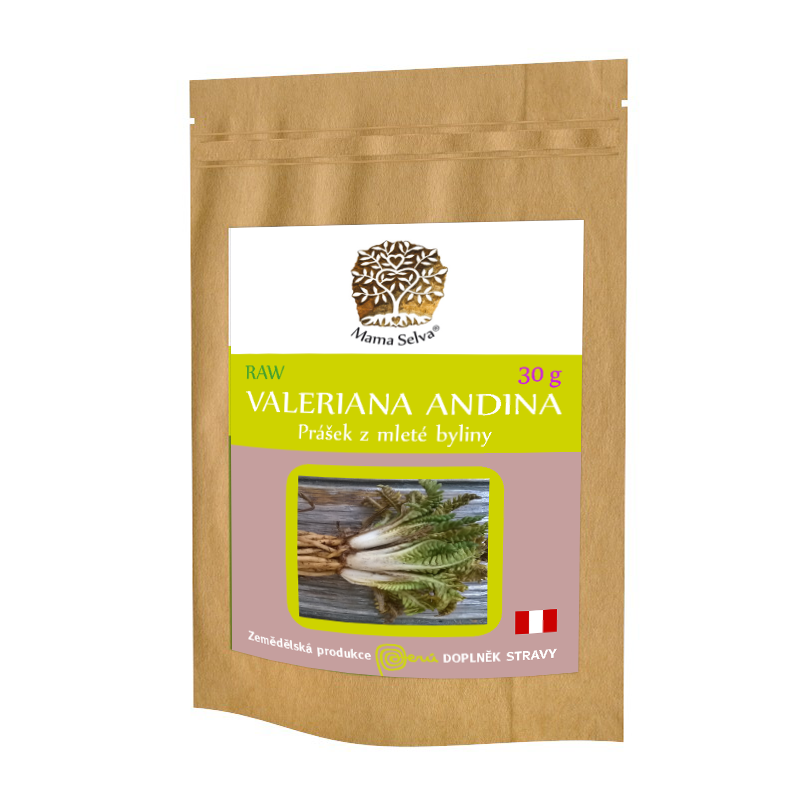 VALERIANA ANDINA – RAW Prášek z mletého suchého listu